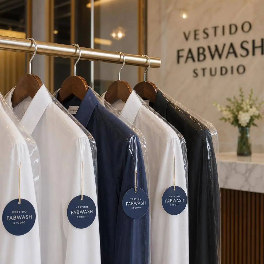 Premium garments returned from dry cleaning